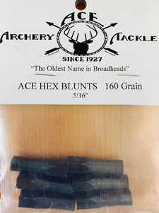 ACE Hex Blunts 160 grain 5/16"