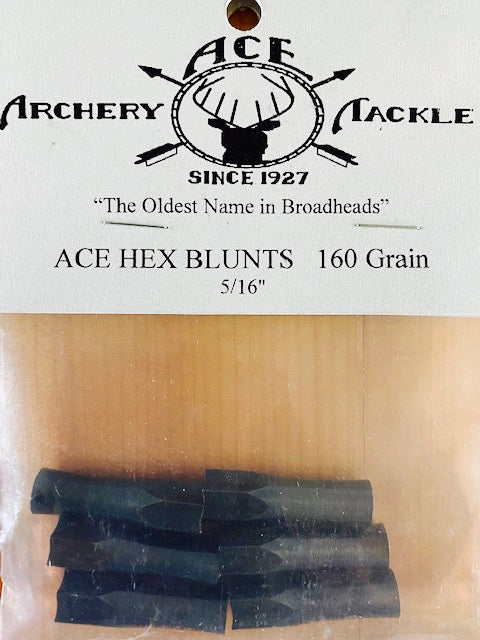 ACE Hex Blunts 160 grain 5/16
